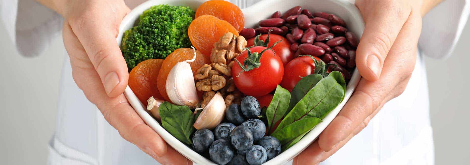 bowl of healthy fruits and vegetables